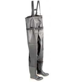 Dunlop® Protective Footwear Size 10 Onguard Black 56.6" Polyester/PVC Chest Waders