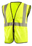 RADNOR™ 4X - 5X Hi-Viz Yellow Polyester Mesh Vest