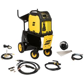 ESAB® Rebel™ EMP 285ic 120 - 230 Volts Single Phase CC/CV Multi-Process Welder With TFT Multilingual Display And Cart