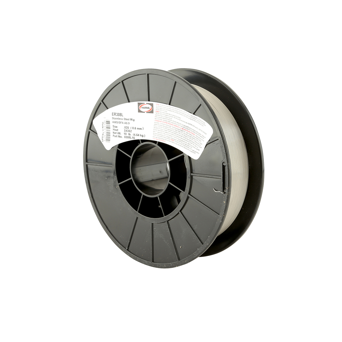 The Harris Products Group 0.035 x 25 lb Stainless Steel Spool Harris 0308LF8 308L Welding Wire 0.035 x 25 lb 