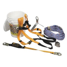 Honeywell Miller® Titan™ II ReadyRoofer® Roofer's Fall Protection Kit (Includes Lifeline, Harness, Anchor, Shock-Absorbing Lanyard, Rope Grab And Waterproof Container)