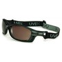 Honeywell Uvex Livewire® Black Safety Glasses With SCT-Gray HydroShield® Lens