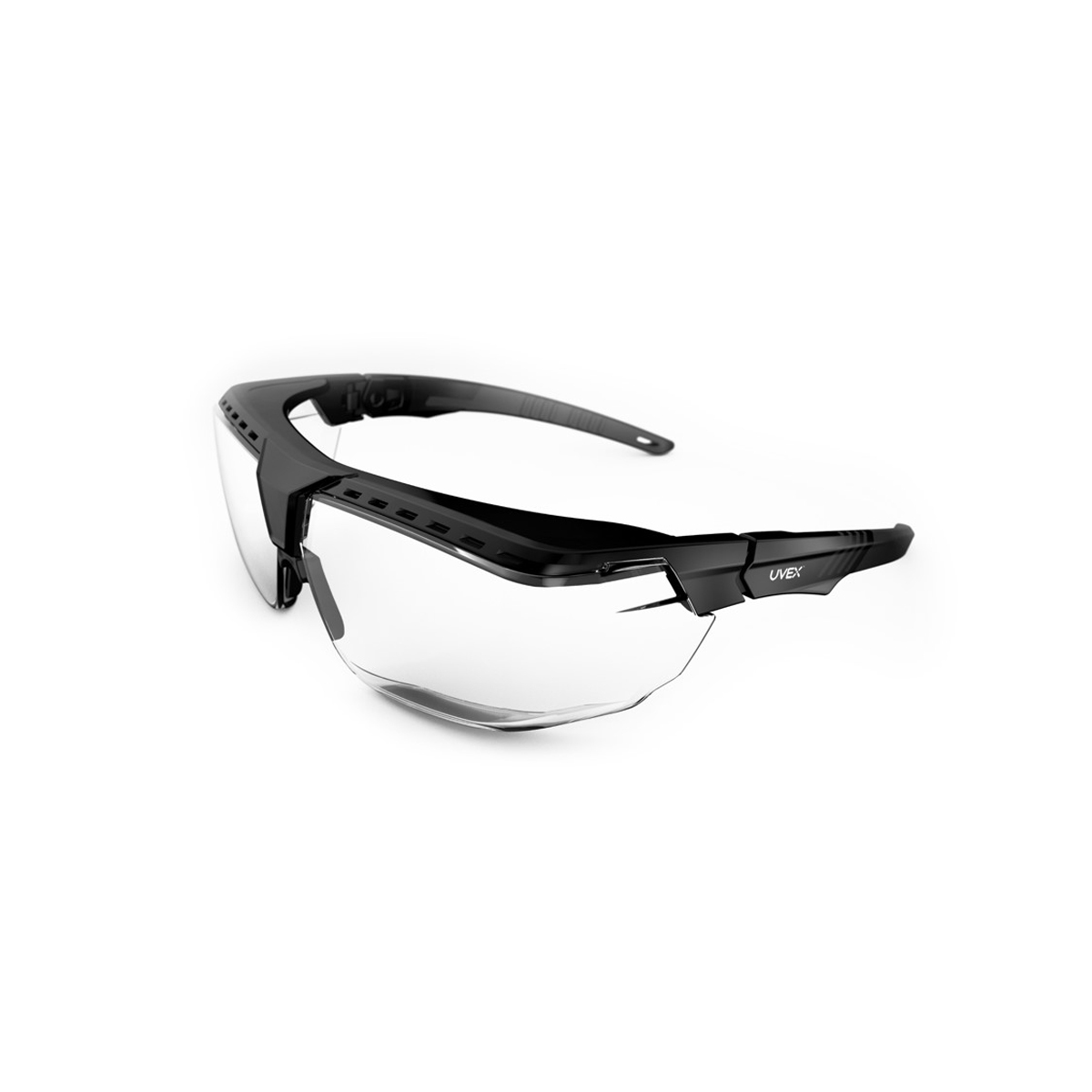 Airgas - HONS3850 - Honeywell Uvex Avatar™ OTG Black Safety Glasses With  Clear Anti-Reflective/Hard Coat Lens