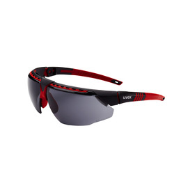 Honeywell Uvex Avatar™ Red Safety Glasses With Gray Polycarbonate Lens