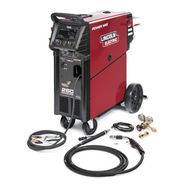 Lincoln Electric® POWER MIG®/POWER MIG® 260 MIG Welder Power Source 208 - 575 Volt 250 Amps At 26.5 Volts/40% Duty Cycle 300 Single Phase 247 lb