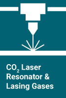 CO2 LASER RESONATOR AND LASING GASES