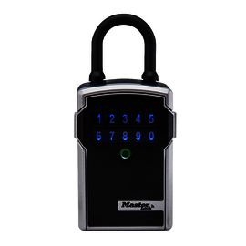 Master Lock® Black Portable Metal Bluetooth® Lock Box for Business Applications