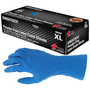 Memphis Glove X-Large Blue SensaTouch™ 11 mil Rubber Latex Disposable Gloves