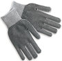 Memphis Glove Gray Large Cotton/Polyester General Purpose Gloves With Knit Wrist Cuff