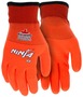MCR Safety Large Hi-Viz Orange Ninja® ICE FC HPT™ And Nylon Acrylic Terry Lined Cold Weather Gloves
