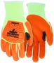 Memphis Glove Medium High-Viz Orange And High-Viz Lime Ultratech Nitrile Hypermax Lined Cold Weather Gloves