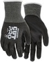 MCR Safety Medium Cut Pro® 21 Gauge High Performance Polyethylene - Hypermax® / Steel / Synthetic Cut Resistant Gloves With Polyurethane Coated Palm and Fingertips