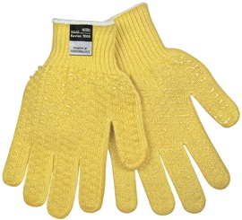 MCR Safety Large Cut Pro® 7 Gauge DuPont™ Kevlar® And Cotton Cut Resistant Gloves With PVC Coated Double Sided