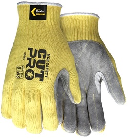 MCR Safety Large Cut Pro® 7 Gauge DuPont™ Kevlar® And Leather Cut Resistant Gloves
