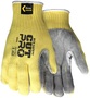 MCR Safety Medium Cut Pro® 7 Gauge DuPont™ Kevlar® And Leather Cut Resistant Gloves