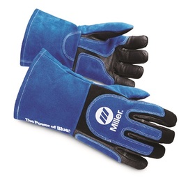 Miller® Large 14" Cowhide/Pigskin Unlined Welders Gloves With Wing Thumb
