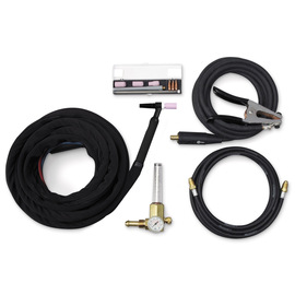 Miller® Weldcraft™ W-375 Super Cool™ 375 Amp Water Cooled TIG Torch Package With Rigid Head And 12' Cable