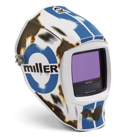 Miller® Digital Infinity™ White/Blue/Brown Welding Helmet Variable Shades 3,5,8,13 Auto Darkening Lens