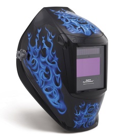 Miller® Digital Performance™ Black/Blue Welding Helmet Variable Shades 3,5,8,13 Auto Darkening Lens