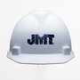 MSA White V-Gard® Hard Hat Cap Style HDPE/Polyethylene Cap Style Hard Hat With Ratchet Suspension