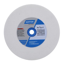 Norton® 6" 60 Grit Medium Aluminum Oxide Bench And Pedestal Wheel
