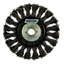 Norton® 4 - 1/2" X 0.020" X 5/8 - 11" X 1" X 1/2" In." Wire Wheel Brush BlueFire Pipeline Carbon Steel Wheel Brush