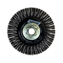 Norton® 4" X 0.020" X 5/8" - 11 X 7/8" X 3/16" BlueFire Pipeline Carbon Steel Wheel Brush