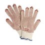Honeywell Natural And Red Women’s Cotton/Polyester General Purpose Gloves With Knit Wrist