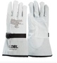 OEL Size 12 White And Black Goatskin ASTM F696 Linesmens Gloves