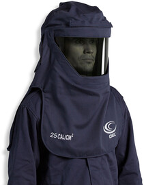 OEL  Natural Cotton Blend Premium Indura Flame Resistant Switch Gear Hood