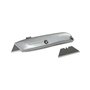 Pacific Handy Cutter Gray Die Cast Metal Retractable Utility Knife With 3 Blades (100 Per Case)