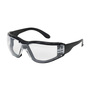 PIP® Zenon Z12™ Foam Rimless Black Safety Glasses With Clear Anti-Scratch/Anti-Fog Lens And Black Temple