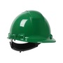 Protective Industrial Products Dark Green Dynamic® Whistler™ HDPE Cap Style Hard Hat With Wheel/4-Point Ratchet Suspension