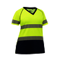 Protective Industrial Products Women's Small Hi-Vis Yellow Bisley® Fresche® Lightweight Cotton/Polyester Short Sleeve T-Shirt With Cotton Backing
