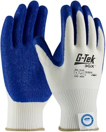 Protective Industrial Products Large G-Tek® 3GX® 13 Gauge Dyneema® Diamond Technology Cut Resistant Gloves With Latex Coated Palm And Fingers