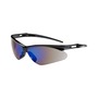 Protective Industrial Products Anser™ Semi-Rimless Black Safety Glasses With Blue Bouton Optical Anti-Scratch Lens