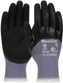 Protective Industrial Products X-Large MaxiCut® Oil 15 Gauge Engineered Yarn Cut Resistant Gloves With Nitrile Coated Palm, Fingers And Knuckles