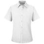 Bulwark Medium White Red Kap® 4.25 Ounce 65% Polyester/35% Cotton Short Sleeve Shirt With Gripper Closure