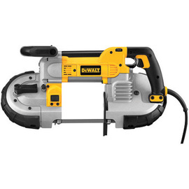 DEWALT Band Saw A DEWALT band saw over a solid white background.