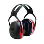 3M™ Peltor™ Black And Red Over-The-Head Earmuffs