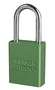 American Lock® Orange 1 1/2" X 3/4" Aluminum 5 Pin Safety Lockout Padlock With 1/4" X 1 1/2" X 3/4" Shackle (Master Keyed)