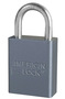 American Lock® 1 1/2" W Solid Aluminum Padlock With 1/4" X 3/4" Shackle