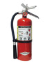 Amerex® 5 Pound Stored Pressure ABC Dry Chemical 2A:10B:C Multi-Purpose Fire Extinguisher For Class A, B And C Fires With Anodized Aluminum Valve, Wall Bracket, Hose And Nozzle