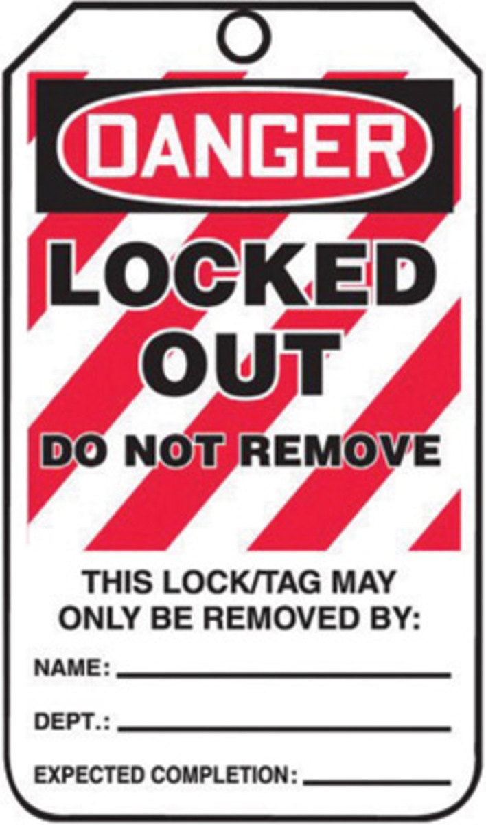 Pack of 25 LegendDanger DO NOT Operate/PERICOLO Non LegendDanger DO NOT Operate/PERICOLO Non Red/Black on White 5.75 Length x 3.25 Width x 0.015 Thickness Accuform TMT149PTP RP-Plastic Multilingual Safety Tag