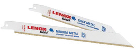 Lenox® Gold®/T2™ Technology 3/4" X .035" X 6" Bi-Metal/Metal Cutting Reciprocating Saw Blade 14 Teeth Per Inch