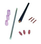ATTC® TIG Accessory Kit For 20 Torch Includes Collets, Collet Bodies, Alumina Nozzles And Tungsten Electrode
