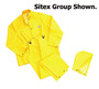 Dunlop® Protective Footwear Small Yellow Sitex .35 mm Polyester And PVC Suit