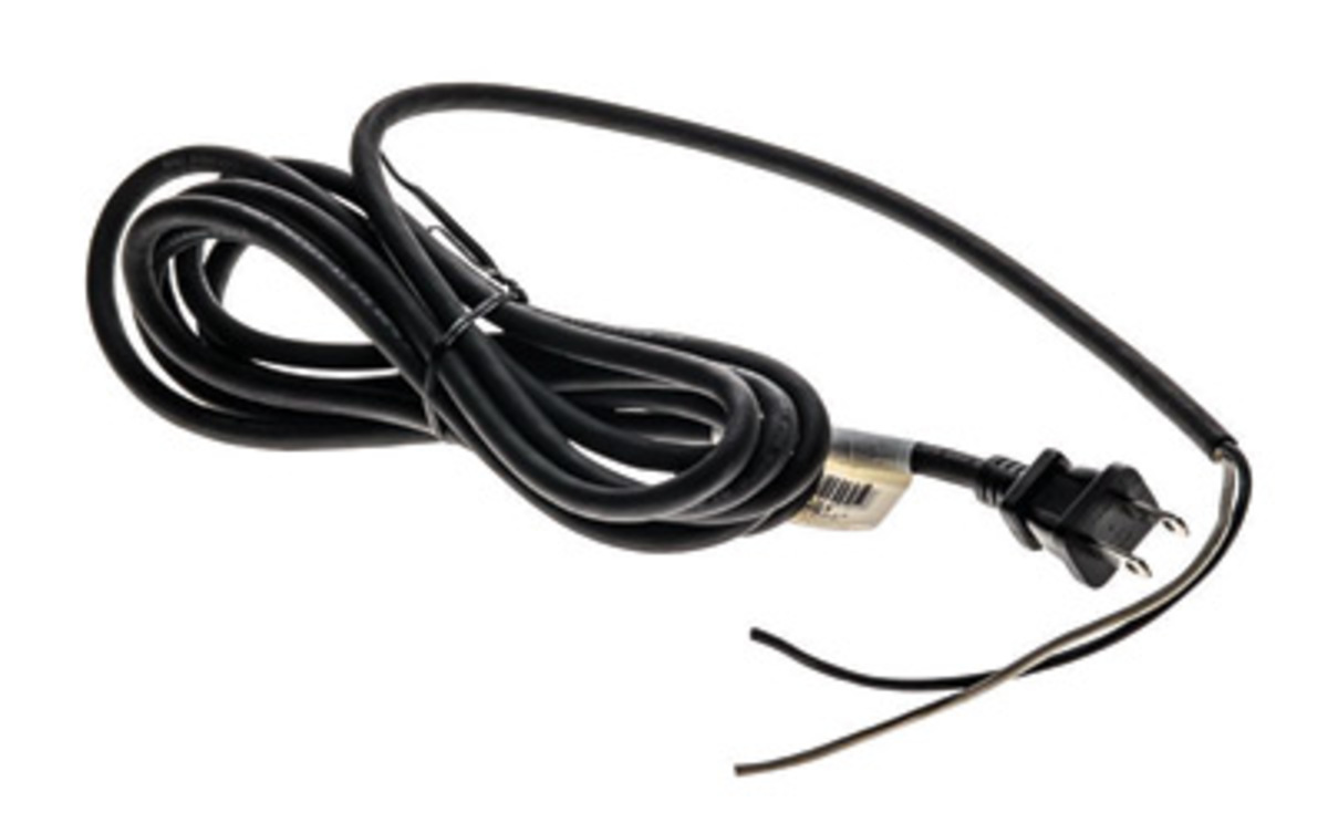 Airgas - BDR36480-98 - Black & Decker™ 10' X 18/2 AWG Replacement Bare Cord  (For Use With Electric Impact Wrench)