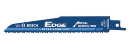 9" X .062" Bosch Bi-Metal Edge Metal Cutting Reciprocating Saw Blade With 8 + 10 Teeth Per Inch (25 Per Pack)