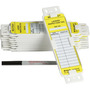 Brady® 9 9/20" X 2 3/5" X 3 1/2" Yellow/White LADDERTAG™ Ladder Tag Kit "LADDER INSPECTION"